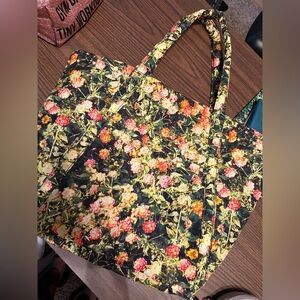 Baggu standard cloud bag — Lantana print